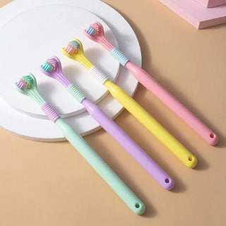 Three Sided Soft Hair Tooth Toothbrush Ultra Fine Soft Bristle