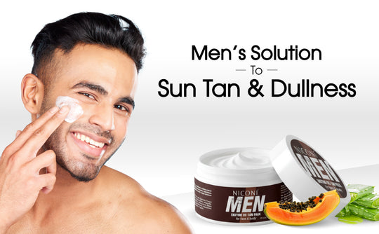 Niconi Men Enzyme De-Tan Pack For Face & Body