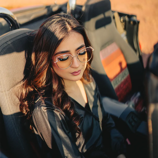 Modern Geometric Square Fashion Glasses