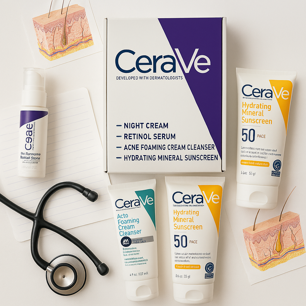 CeraVe Complete Skin Renewal & Acne Control Kit