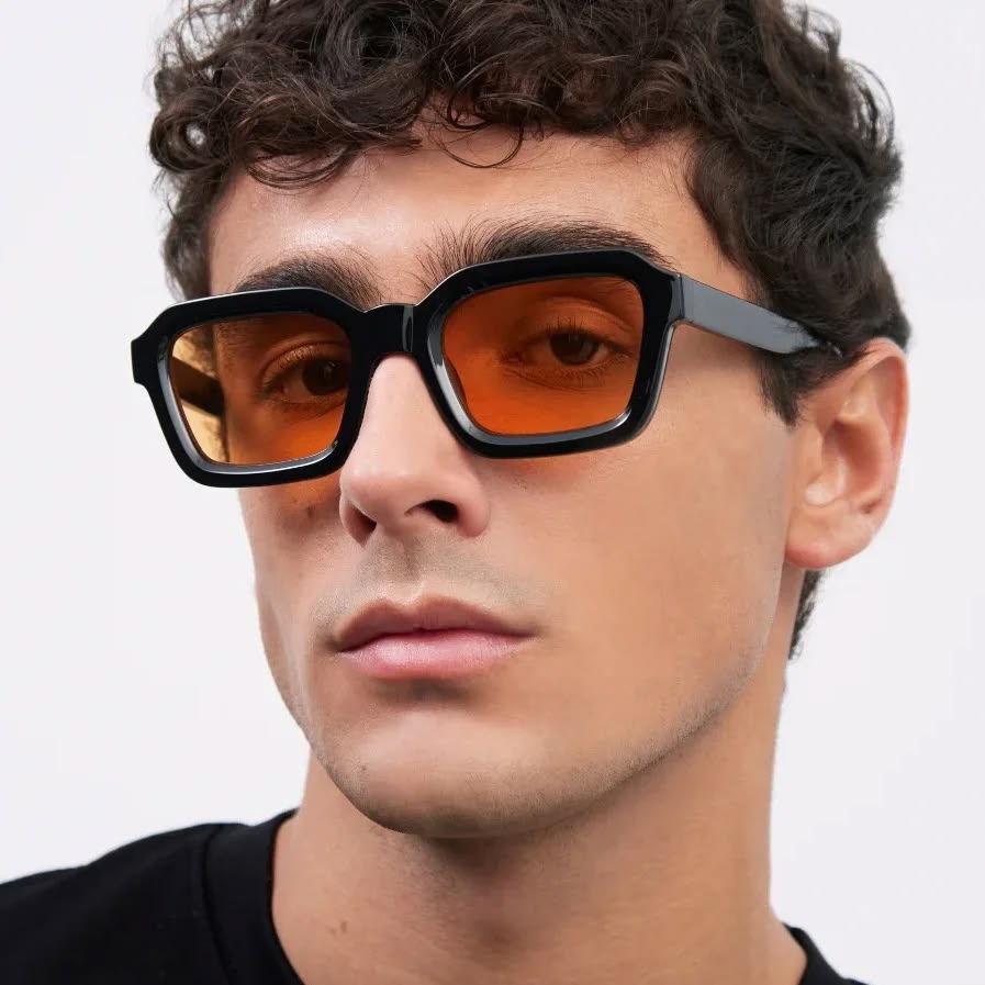 Retro Rimless Geometric Fade Sunglasses