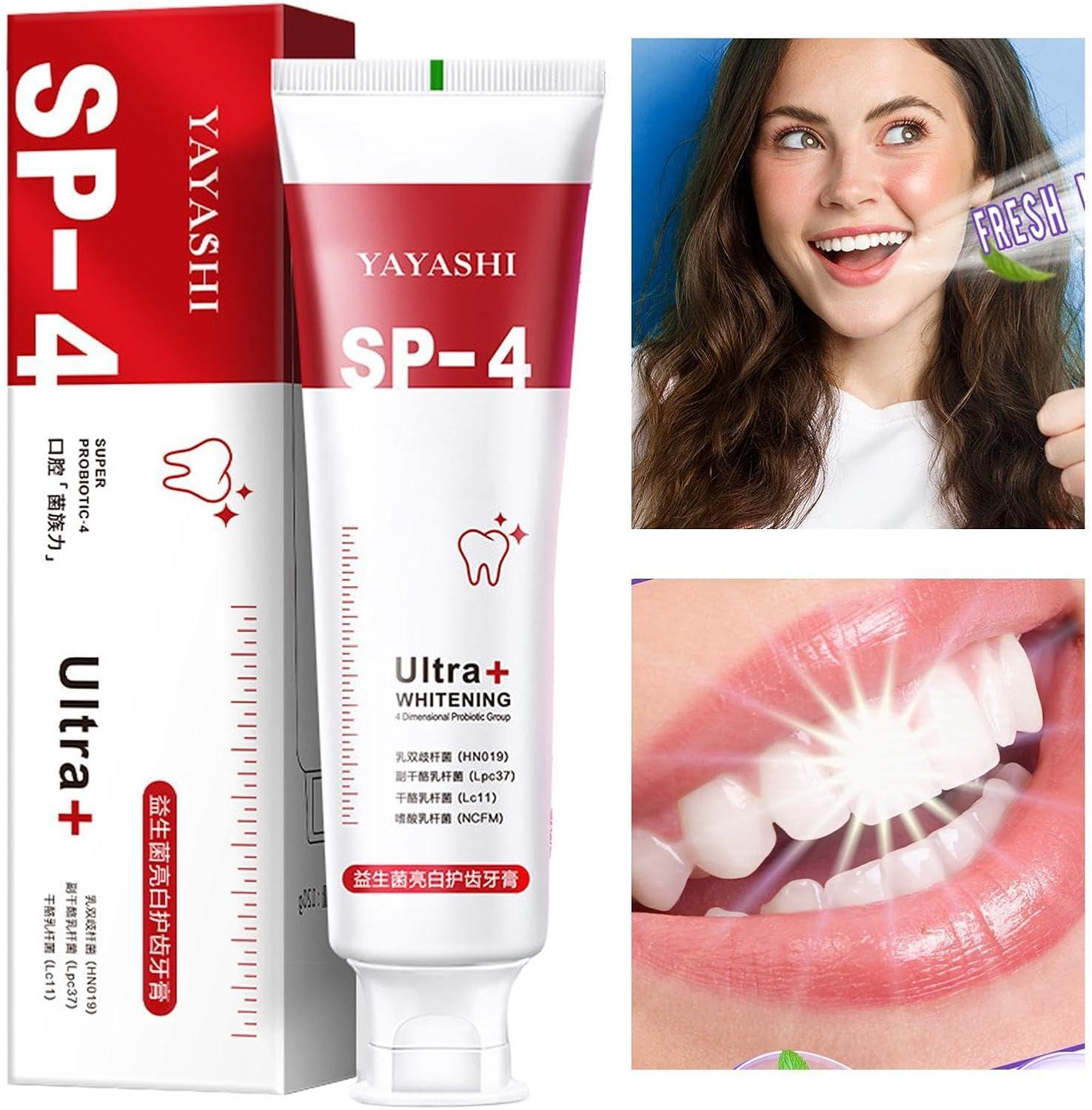 SP4 Whitening Toothpaste 120g, Advanced Formula - GLOW GLAZESP4 Whitening Toothpaste 120g, Advanced Formula
