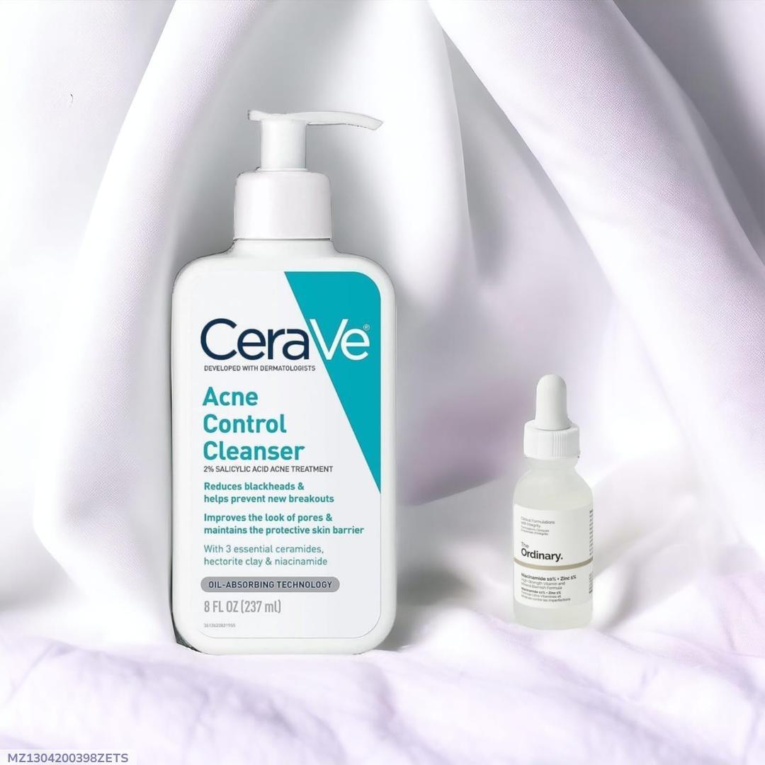 CeraVe Acne Control Cleanser – Salicylic Acid Acne Treatment Face Wash - GLOW GLAZE
