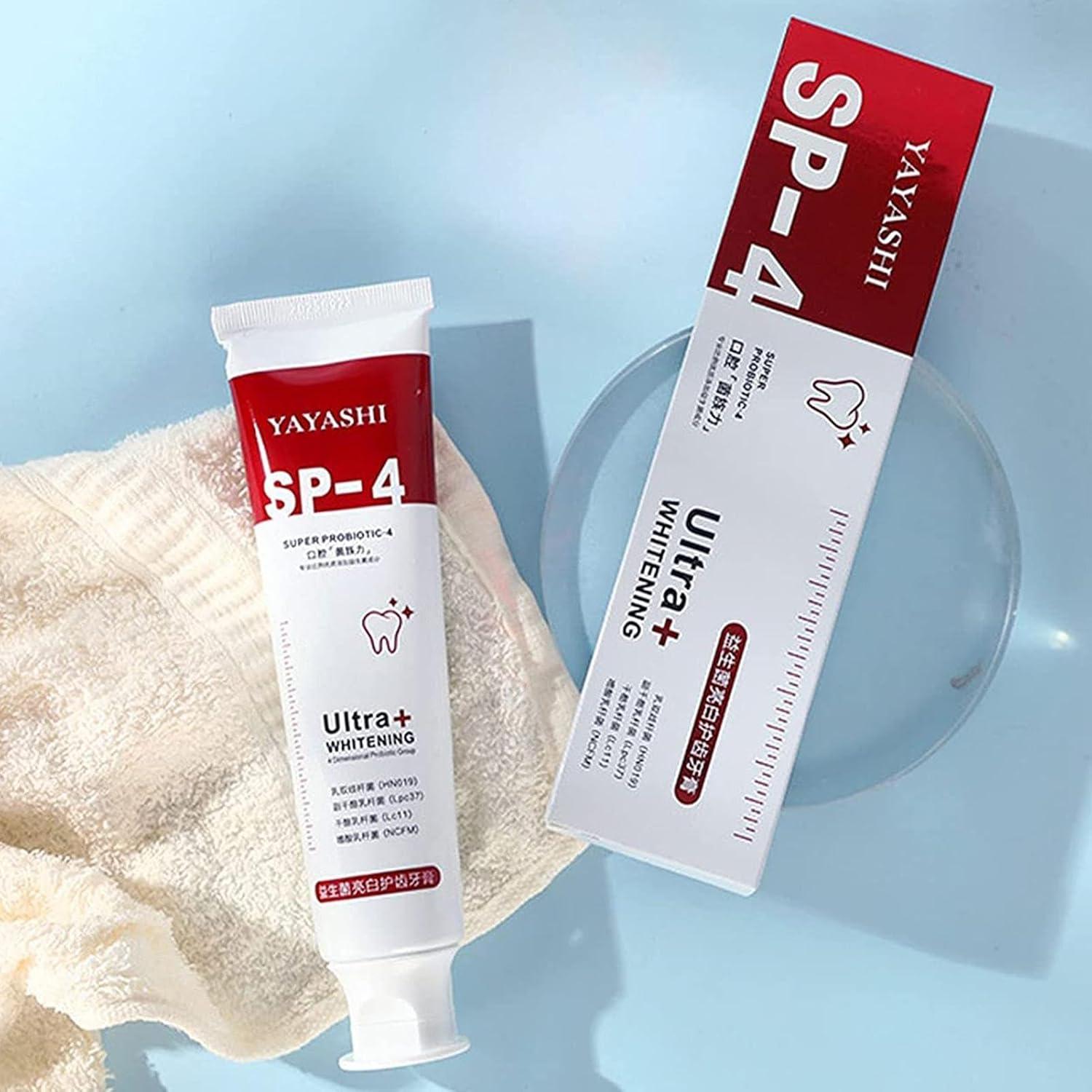 SP4 Whitening Toothpaste 120g, Advanced Formula - GLOW GLAZESP4 Whitening Toothpaste 120g, Advanced Formula
