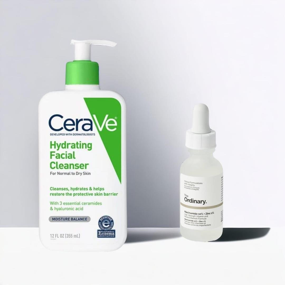 CeraVe Hydrating Facial Cleanser – Daily Face Wash for Normal to Dry Skin - GLOW GLAZE