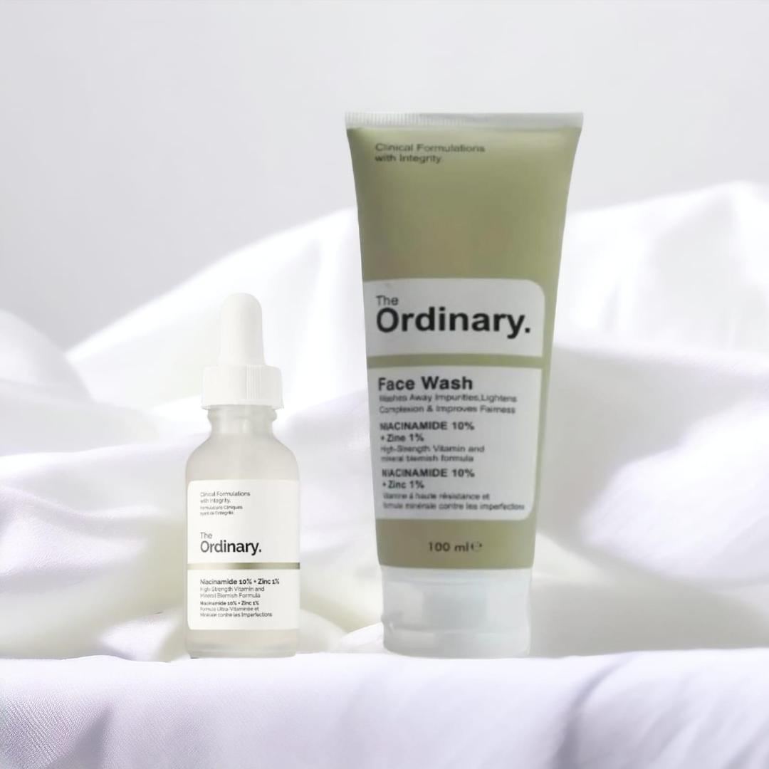 Niacinamide 10% + Zinc 1% & Daily Cleanser Bundle - GLOW GLAZE