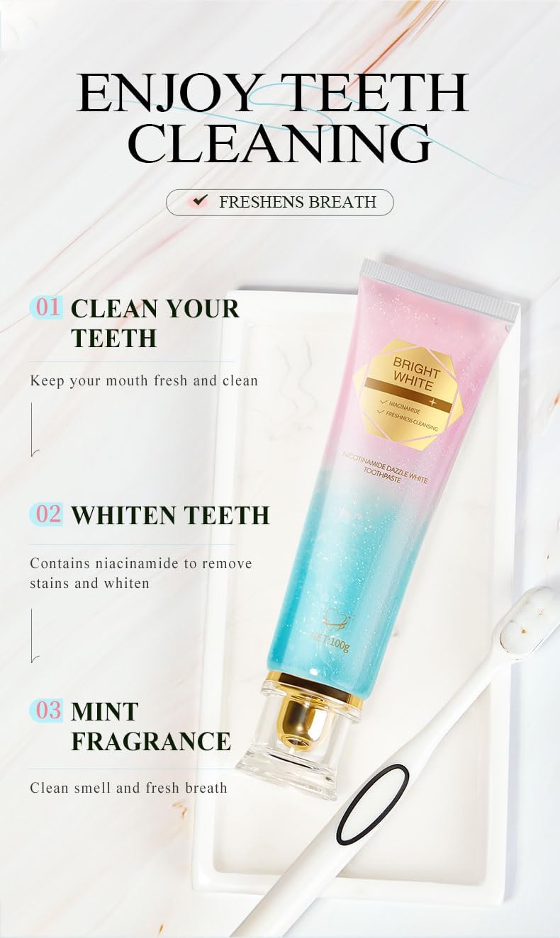 Niacinamide Whitening Toothpaste - GLOW GLAZENiacinamide Whitening Toothpaste