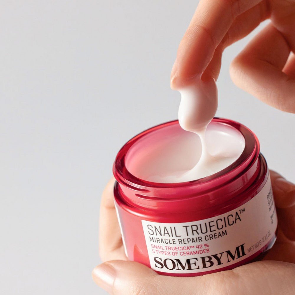 Some By Mi Snail Truecica Miracle Repair Cream — 60g - GLOW GLAZESome By Mi Snail Truecica Miracle Repair Cream — 60g