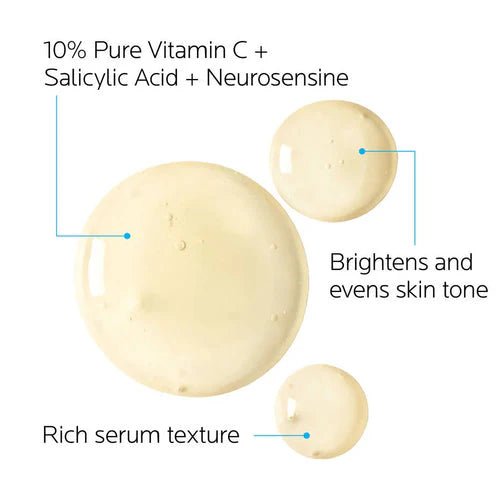 La Roche-Posay 10% Pure Vitamin C Serum - GLOW GLAZE