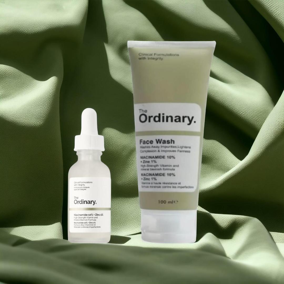 Niacinamide 10% + Zinc 1% & Daily Cleanser Bundle - GLOW GLAZE